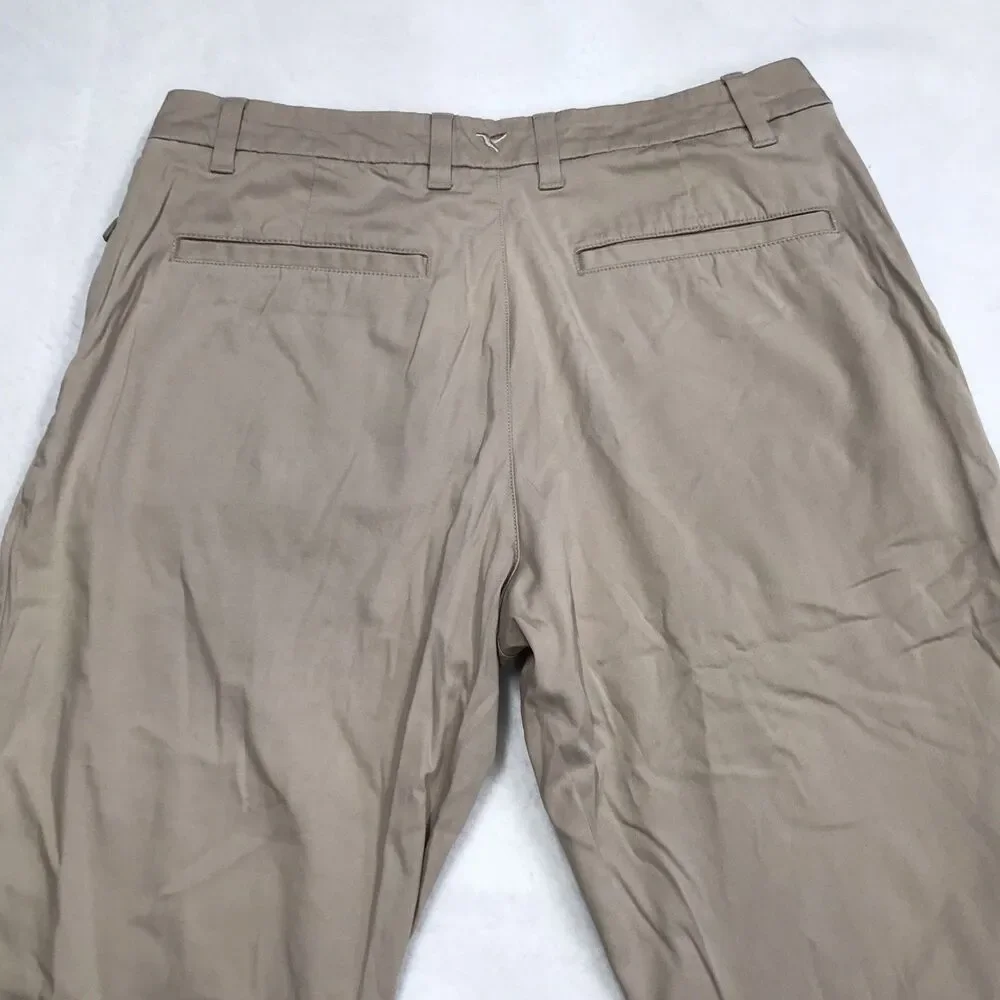 BIRDDOGS Pants Men 32x32 Stretch Tan Performance Golf Stretch Lined Chino